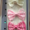 12-point polyester lace bow tie, hand-tied bow tie, diy lace decoration accessories, toy accessories customization details Picture
